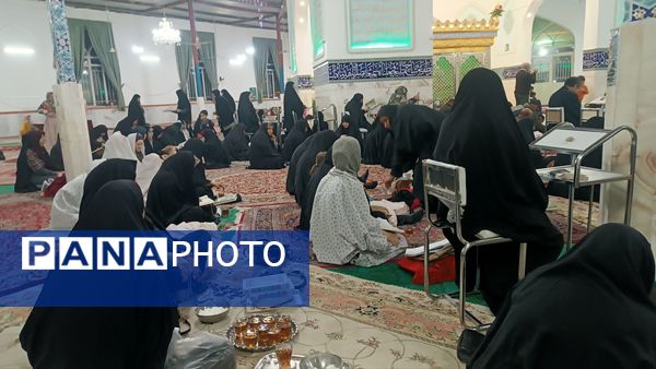  محفل انس با قرآن در امامزاده سید محمد (ع) کاشمر