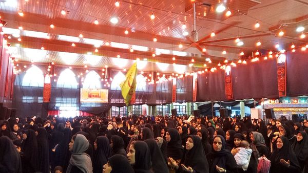 مراسم شیرخوارگان حسینی در حسینیه عاشقان ثارالله قائمشهر
