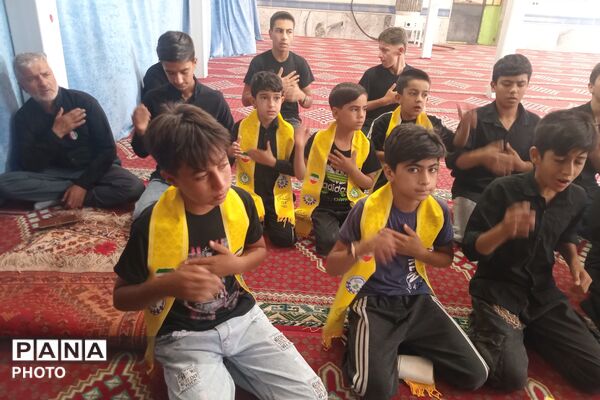 شور حسینی نوجوانان پیشتاز ارسنجانی در سوگواره «احلی من العسل»