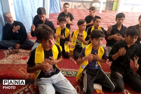 شور حسینی نوجوانان پیشتاز ارسنجانی در سوگواره «احلی من العسل»