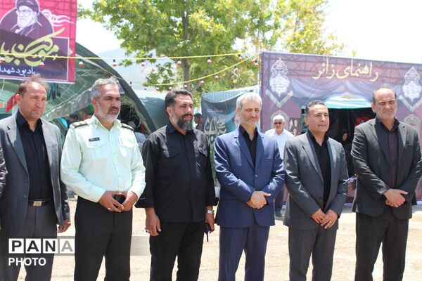 حضور مدیرکل آموزش و پرورش خراسان شمالی در موکب روستای مهمانک