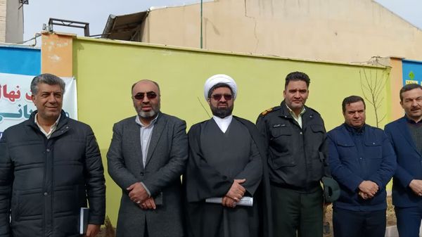 مراسم درخت‌کاری در زنجان