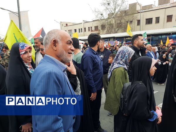 خروش ملت در روز قدس؛ حمایت بی‌وقفه از آرمان فلسطین