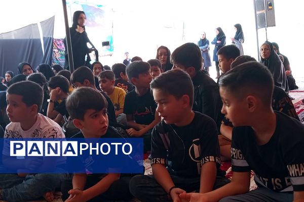 سوگواری سیدالشهدا در دبستان تربیت نصیر شهر