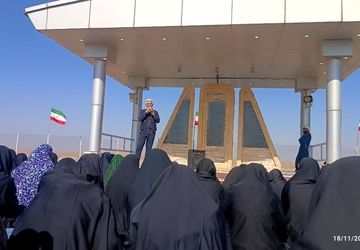 بازدید دختران استان گلستان از مناطق جنگ ۸ ساله دفاع مقدس در سفر راهیان نور