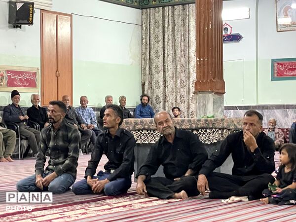 مراسم عزاداری شب دوم محرم در روستای فرشه
