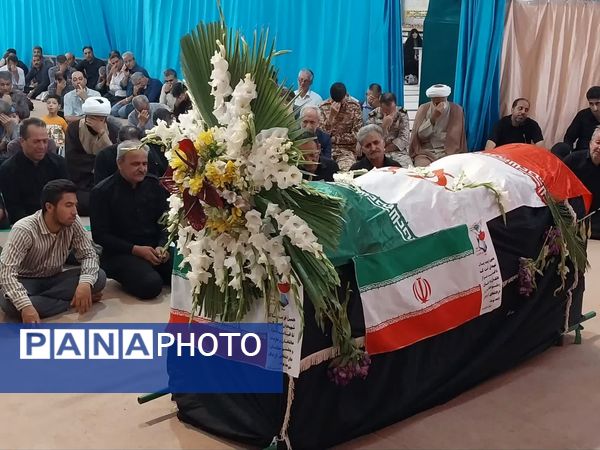 تشییع پیکر مطهر شهیده مریم قنبریان شهید جنایت رژیم صهیونیستی در آستان مقدس حضرات سیدالکریمان