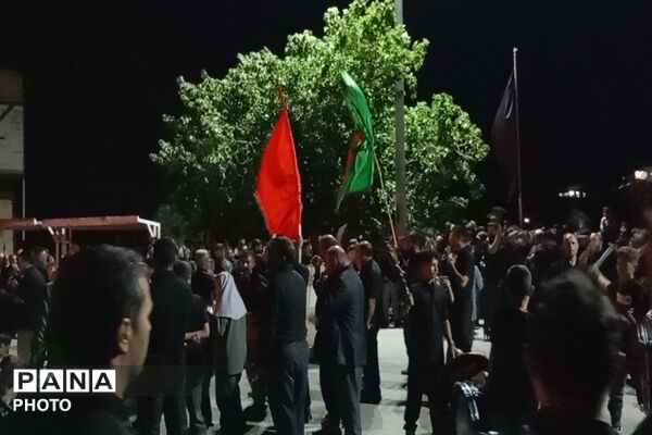 مراسم شام غریبان سالار شهیدان  در حسینیه شهدای شهر بار