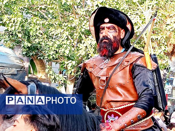 حرکت نمادین کاروان بندی اسد روستای فدافن و آیین نخل گردانی در کاشمر 