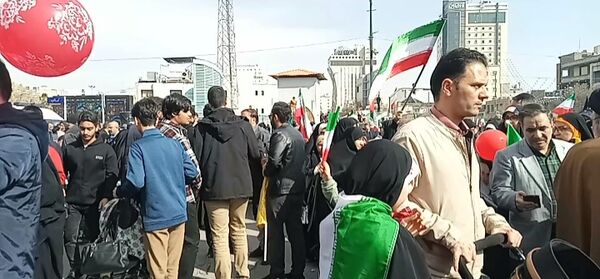 راهپیمایی باشکوه ۲۲ بهمن در مشهد مقدس