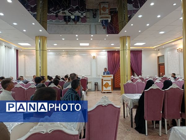 مراسم تجلیل از عوامل هیئت فرهنگیان و دانش آموزی شهرستان کاشمر 