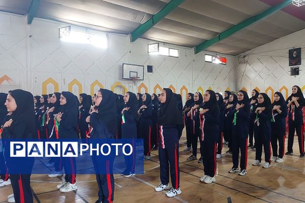 آیین افتتاحیه استانی مسابقات ورزشی درون مدرسه‌ای 