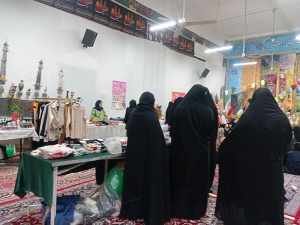 بازارچه محصولات خانگی در شهرستان خلیل آباد 