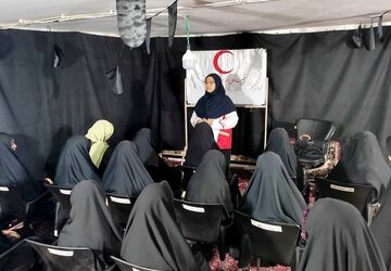 برگزاری جلسه آموزش امداد و نجات در مسجد حضرت علی اکبر شهرستان قرچک
