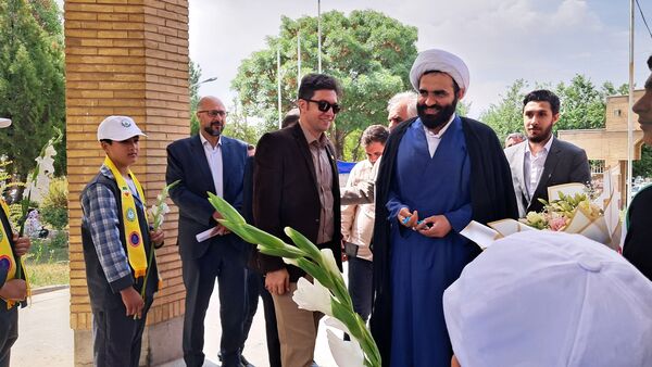 غرفه خبرگزاری پانا و سازمان دانش‌آموزی در مراسم افتتاحیه فعالیت‌های تابستانی