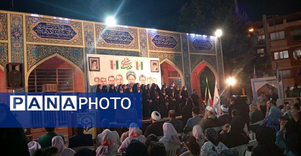 مراسم نخستین سالگرد شهدای خدمت در گلزار شهدای گمنام نیشابور 