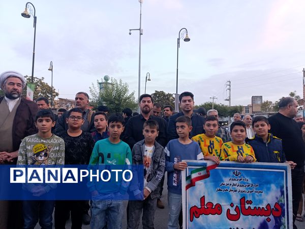 تجمع باشکوه مردم آشخانه در محکومیت اسرائیل و ترور شهید سیدحسن نصرالله 