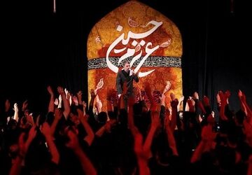 پرچم عزای سیدالشهدا در ششده؛ فریادی علیه ظلم صهیونیست‌ها