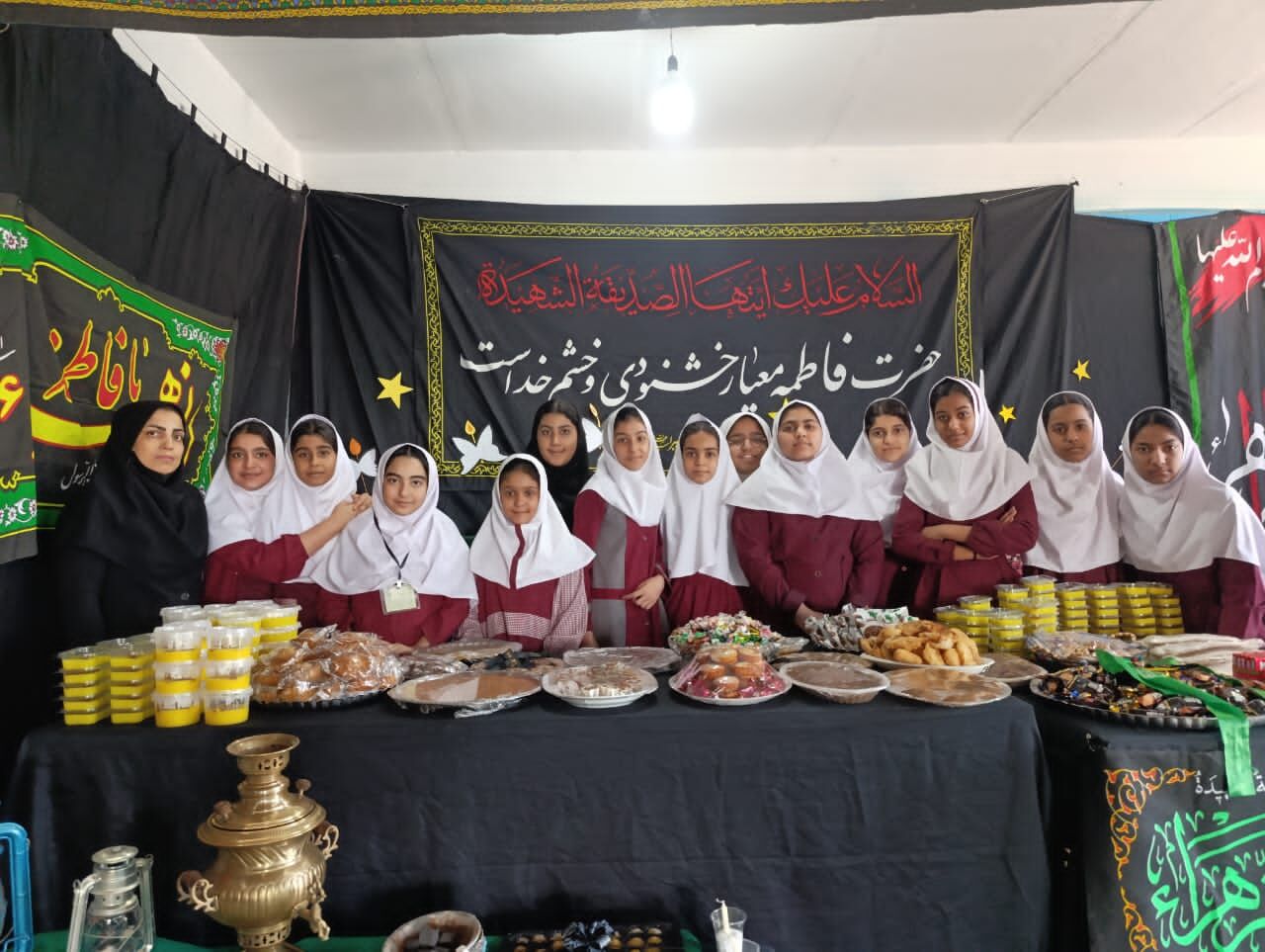 سوگواره فاطمی در دبستان شهید تنیده بندرعباس