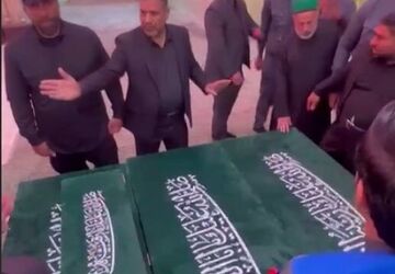 پیکر‌ مطهر ‌رهبر شهید وارد کربلا شد
