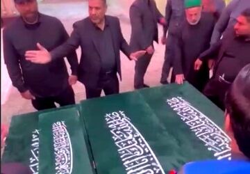 پیکر‌ مطهر ‌رهبر شهید وارد کربلا شد