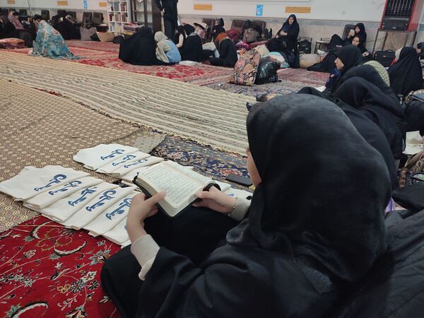 برگزاری دعا ام داوود در مسجد امیر المومنین شیرزاد