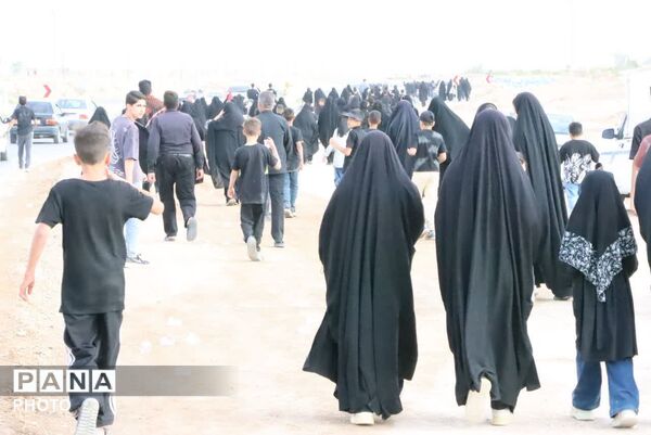 مراسم جاماندگان اربعین حسینی درشهرستان ابرکوه
