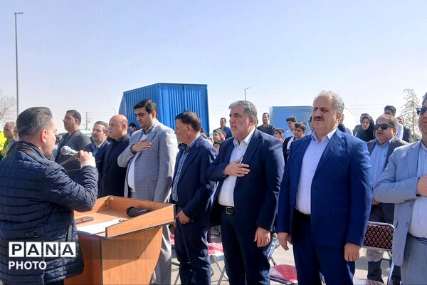 آیین خشت گذاری هنرستان فنی و حرفه ای و کار و دانش در چهاردانگه