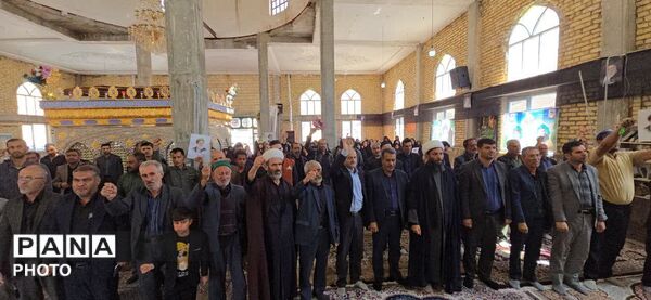 مراسم عزاداری شهادت قائد امت در روستای شیرمرد