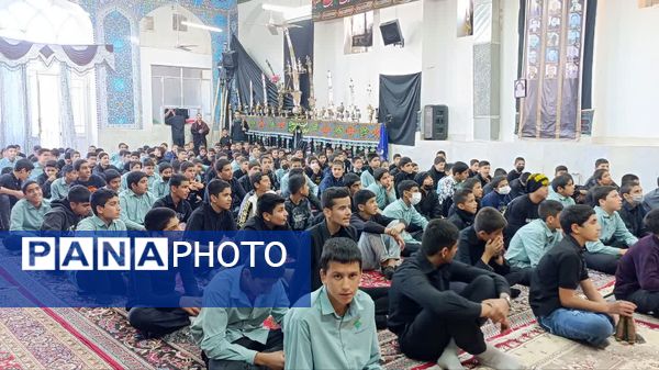 برپایی هیئت عزاداری دانش‌آموزی «قاسم ابن الحسن(ع)» در دبیرستان رئیس‌زاده خلیل‌آباد