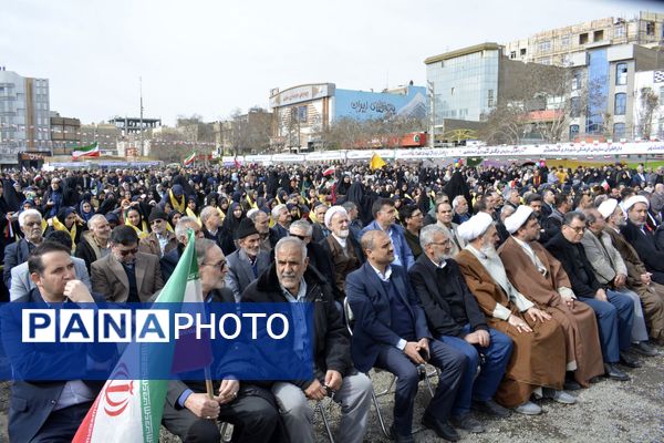 حماسه دانش‌آموزان اسلامشهر در ۲۲بهمن