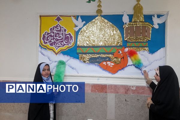 اجرای برنامه‌های پروژه مهر در مدارس میقات و شهید حیدری پردیس 