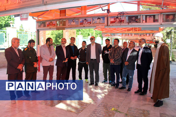 تجدید میثاق جودوکاران قم با شهدا