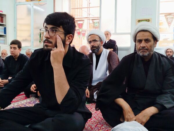 مجلس عزای حسینی در حوزه علمیه امام صادق (ع) کاشمر