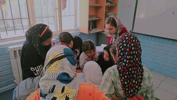 برگزاری اردوی جهادی در روستای قوچ پلنگ شهرستان کاشمر 