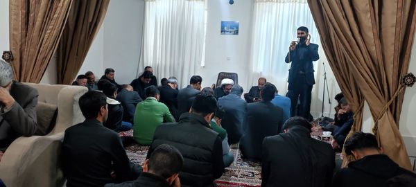 مراسم دعا ندبه هم زمان با ایام فاطمیه در شهرستان خلیل‌آباد