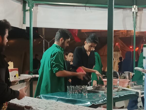 شب هشتم محرم در هیئت الزهرای نیشابور 