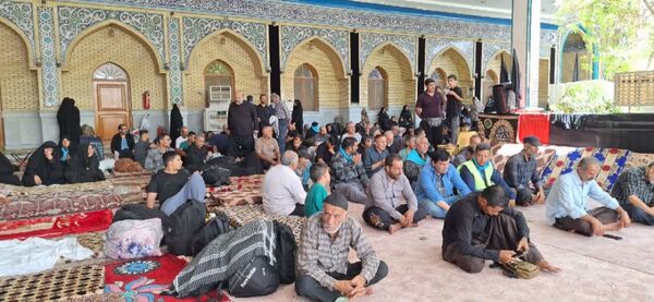 حضور کاروان زائر اولی‌های قم در کربلا