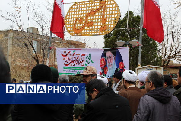 گرامیداشت حماسه ۹ دی در  شهر درق 