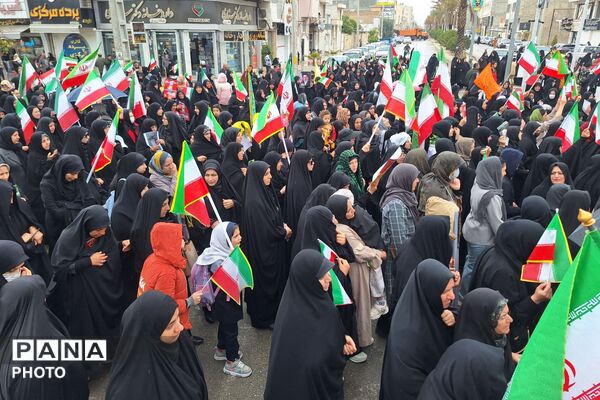 راهپیمایی روز قدس و تشییع شهید اقتدار در مرودشت