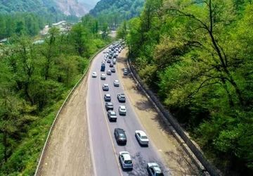 جاده چالوس دو طرفه شد