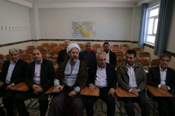 افتتاح آموزشگاه ۱۲ کلاسه شهید آیت الله آل هاشم 