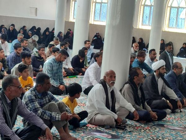 ابراز همدردی مردم سندرک و فین با مردم فلسطین در راهپیمایی روز قدس