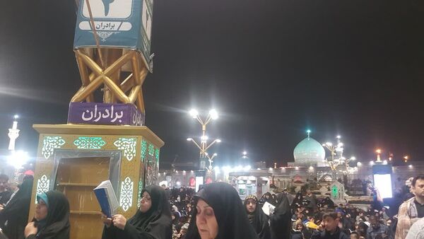 شکوه حضور زائران ومجاوران حرم مطهر رضوی در مراسم شب قدر نوزدهم ماه رمضان