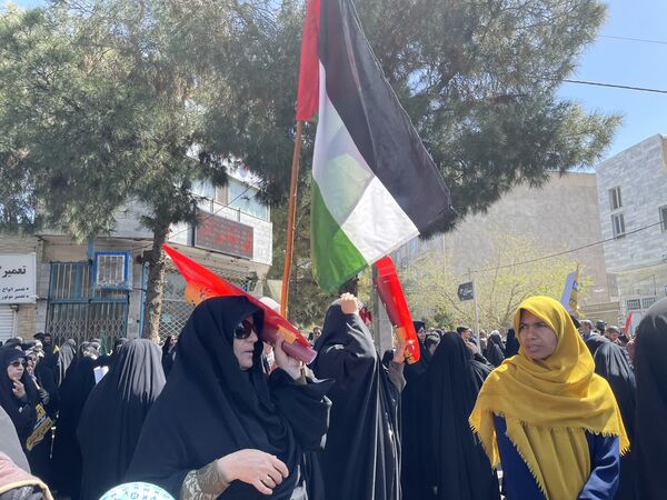 راهپیمایی روز جهانی قدس در شهرستان بیرجند