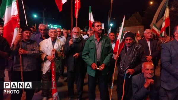 حضور حماسی نورآبادی‌ها در دویست و چهارمین موج بیعت
