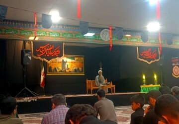 عزاداری ماه محرم در هیئت فرهنگیان نیشابور 