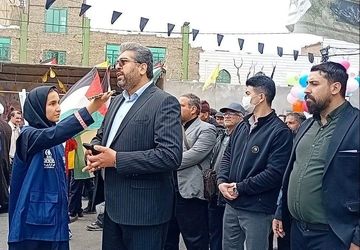 راهپیمایی روز قدس در شهر قدس