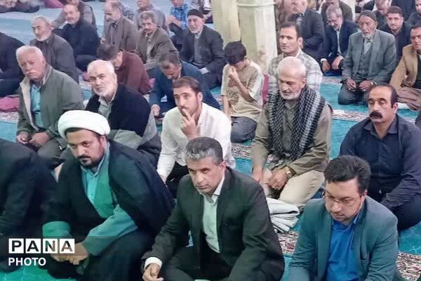 اقامه وحدت افرین نماز جمعه در مصلی نماز حمعه شهرستان فیروزکوه