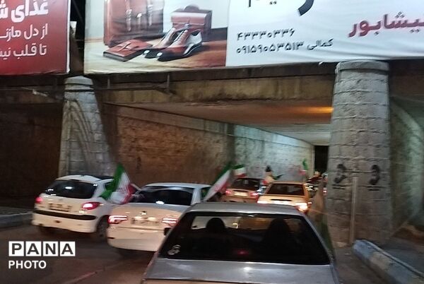 رژه ماشینی در سراسر شهر نیشابور-۲